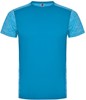 Roly RY6653 Men´s Zolder T-Shirt - Turquoise 12/Heather Turquoise 246 - XXL afbeelding