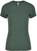 Roly RY6661 Women´s Fox T-Shirt - Heather Bottle Green 257 - XXL afbeelding