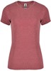 Roly RY6661 Women´s Fox T-Shirt - Heather Garnet Red 256 - M afbeelding