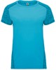 Roly RY6663 Women´s Zolder T-Shirt - Turquoise 12/Heather Turquoise 246 - M afbeelding
