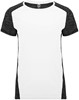 Roly RY6663 Women´s Zolder T-Shirt - White 01/Heather Black 243 - M afbeelding