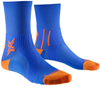 X-Socks XSRQPMS24M Run Perform Crew Sock - Blue/Orange - 42-44 afbeelding