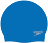 Speedo 709842610 Plain Moulded Silicone Cap Zwembadmuts - Blauw afbeelding