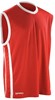 Spiro Basketbal Tanktop rood/wit maal L