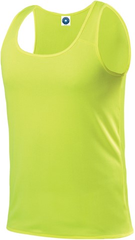 Starworld SW301 Men´s Running Vest - Fluorescent Yellow - XL