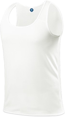 Starworld SW301 Men´s Running Vest - White - XL