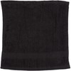 Towel City TC01 Luxury Face Cloth - Black - 30 x 30 cm afbeelding