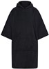 Poncho Unisex One Size Towel City Black 100%