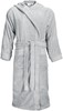 The One Towelling TH1095 Bathrobe Hooded - Silver Grey - XXL/3XL afbeelding