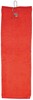 The One Towelling TH1500 Golf Towel - Red - 40 x 50 cm afbeelding