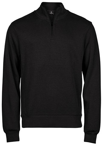 Tee Jays TJ5506 Ribbed Interlock Half Zip