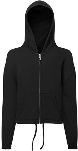 TriDry  TR61B Kids Recycled Cropped Oversize Full-Zip Hoodie
