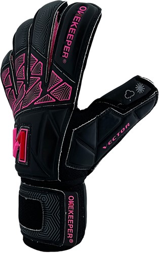 OneKeeper Vector Pupil Keepershandschoen Zwart/Roze-2