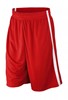 Spiro Basketbal Short rood/wit maat M